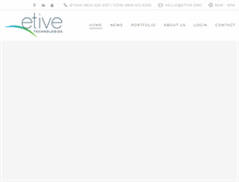 Tablet Screenshot of etive.org